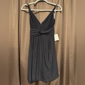 Pear Culture Elegant Black Sleeveless V-Neck Dress, Size XS